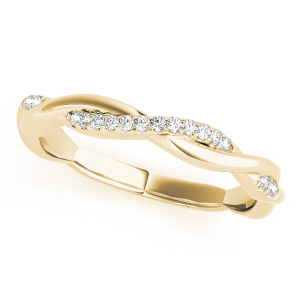  Celosia Natural Yellow Gold Diamond for Women Wedding Rings