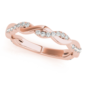 Catena Natural Rose Gold Diamond for Women Wedding Rings