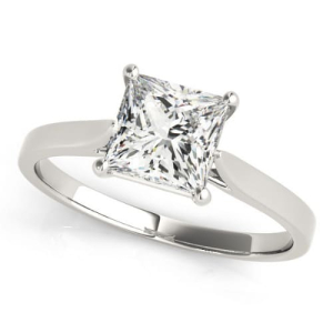 Nud Natural 4 Prong Solitaire Diamond Ring