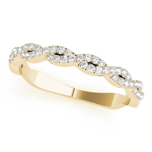  Chit Natural Yellow Gold Diamond for Women Wedding Rings