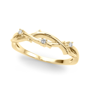 Calisha Natural Yellow Gold Diamond for Women Wedding Rings