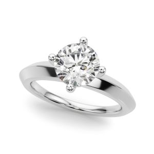 Ouida Natural 4 Prong Solitaire Diamond Rings