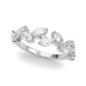 Lab-Created Diamond Prong-Set Eternity Rings