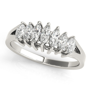 Tyleigh Lab-Created Diamond Silver Prong-Set 7 Stone