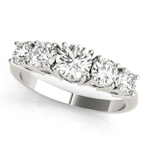 Ayra Lab-Created Prong 5 Stone Ring Diamond Rings