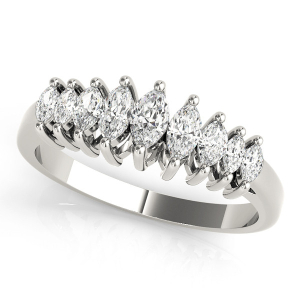 Elvina Lab-Created Diamond Prong-Set Eternity Rings