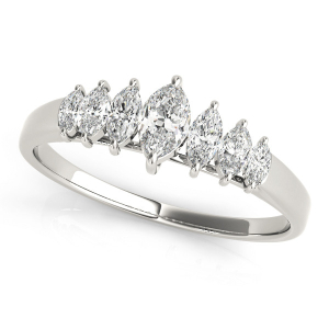 Pressley Lab-Created Diamond Silver Prong-Set 7 Stone