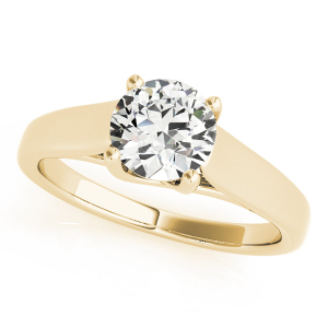 Jerzi Natural Diamond Yellow Gold  Engagement Rings