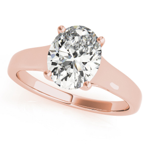 Lenni Natural Diamond Rose Gold  Engagement Rings