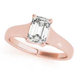 Leonie Natural Diamond Rose Gold  Engagement Rings