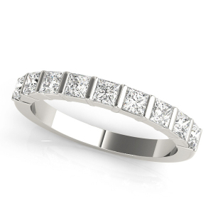 Xilenia Lab-Created Bar-Set Eternity Diamond Rings