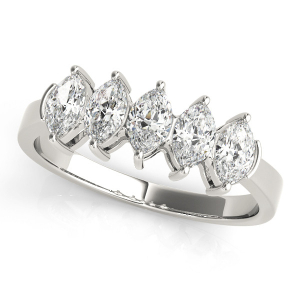 Gladdis Lab-Created Diamond Prong-Set Eternity Rings