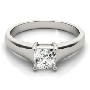 Draya Natural 4 Prong Solitaire Diamond Ring