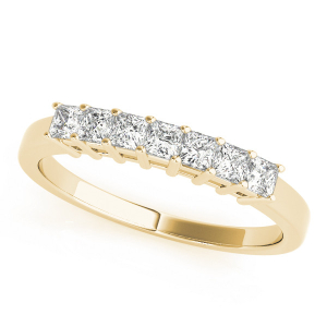 Rosina Lab-Created Yellow Gold Prong-Set Eternity Diamond Rings