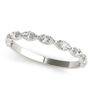 Lab-Created Prong-Set Eternity Diamond Ring