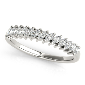 Motlay Lab-Created Diamond Prong-Set Eternity Rings