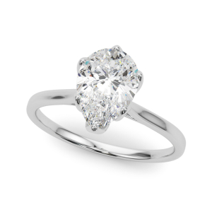 Deliah Natural 6 Prong Diamond Solitaire Rings