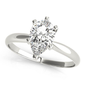 Dalena Natural 6 Prong Solitaire Diamond Rings