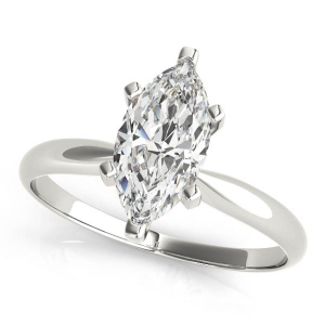 Dannika Natural 6 Prong Solitaire Diamond Rings