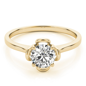 Leighton Natural Diamond Yellow Gold  Engagement Rings