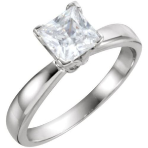 Marcia Natural 4 Prong Solitaire Diamond Rings