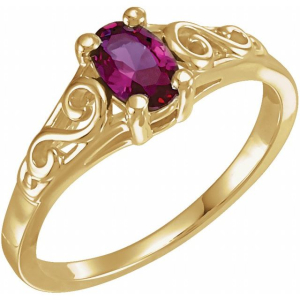 Natural Ruby Yellow Gold  Diamond Rings