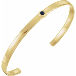 Taneisha Blue Sapphire Yellow Gold  Bracelets