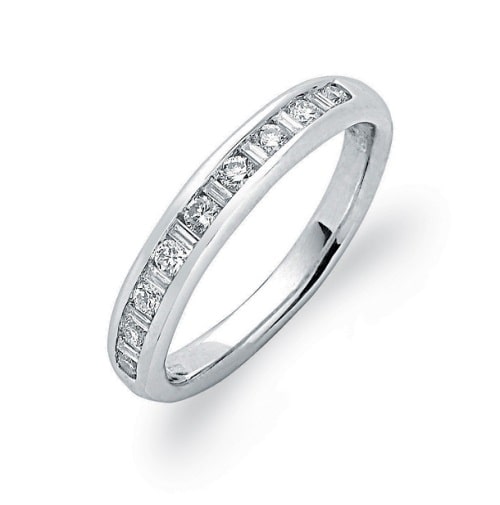 0.33 Carat Natural  Eternity Diamond Rings