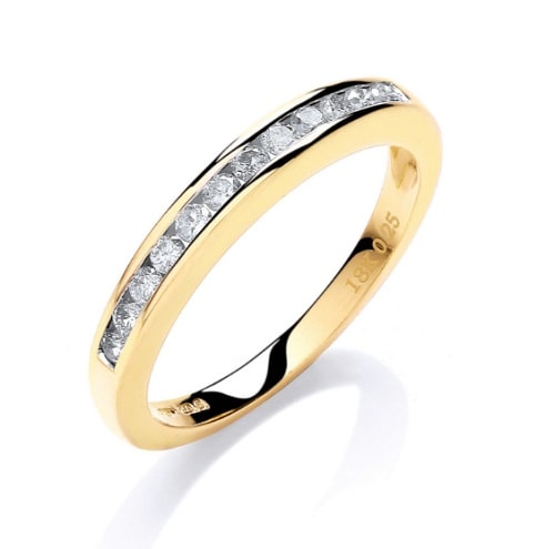 0.25 Carat Natural  Eternity Diamond Rings
