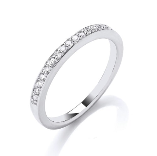 0.14 Carat Natural  Eternity Diamond Rings