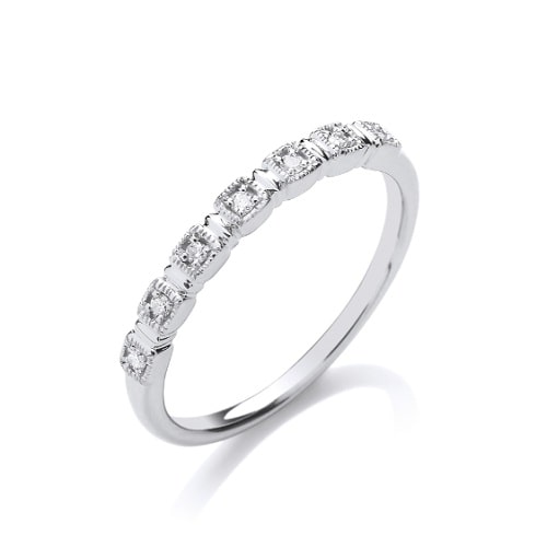 0.05 Carat Natural Eternity Diamond Rings