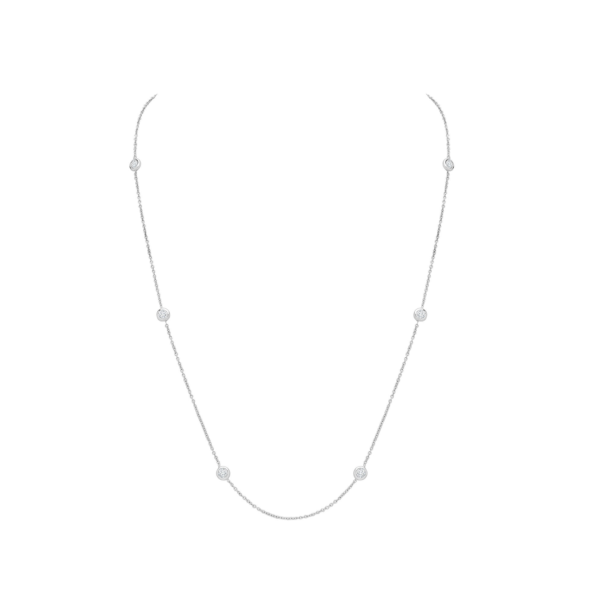 0.30 - 1.00 Carat Natural Diamond Pendants Necklaces