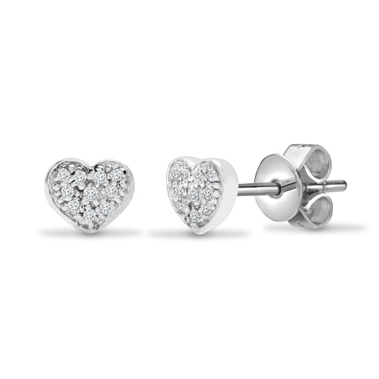 0.10 Carat Natural  Diamond Earrings