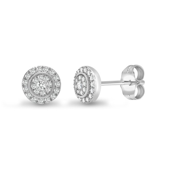 0.33 Carat Natural  Diamond Earrings