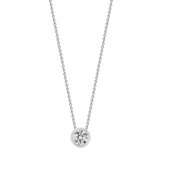 0.10 - 1.00 Carat Natural Diamond Designer Pendants Necklaces
