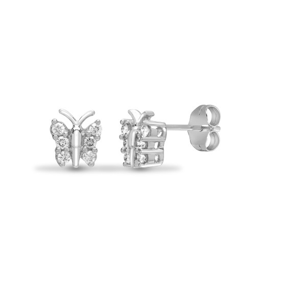 0.25 Carat Natural  Diamond Earrings
