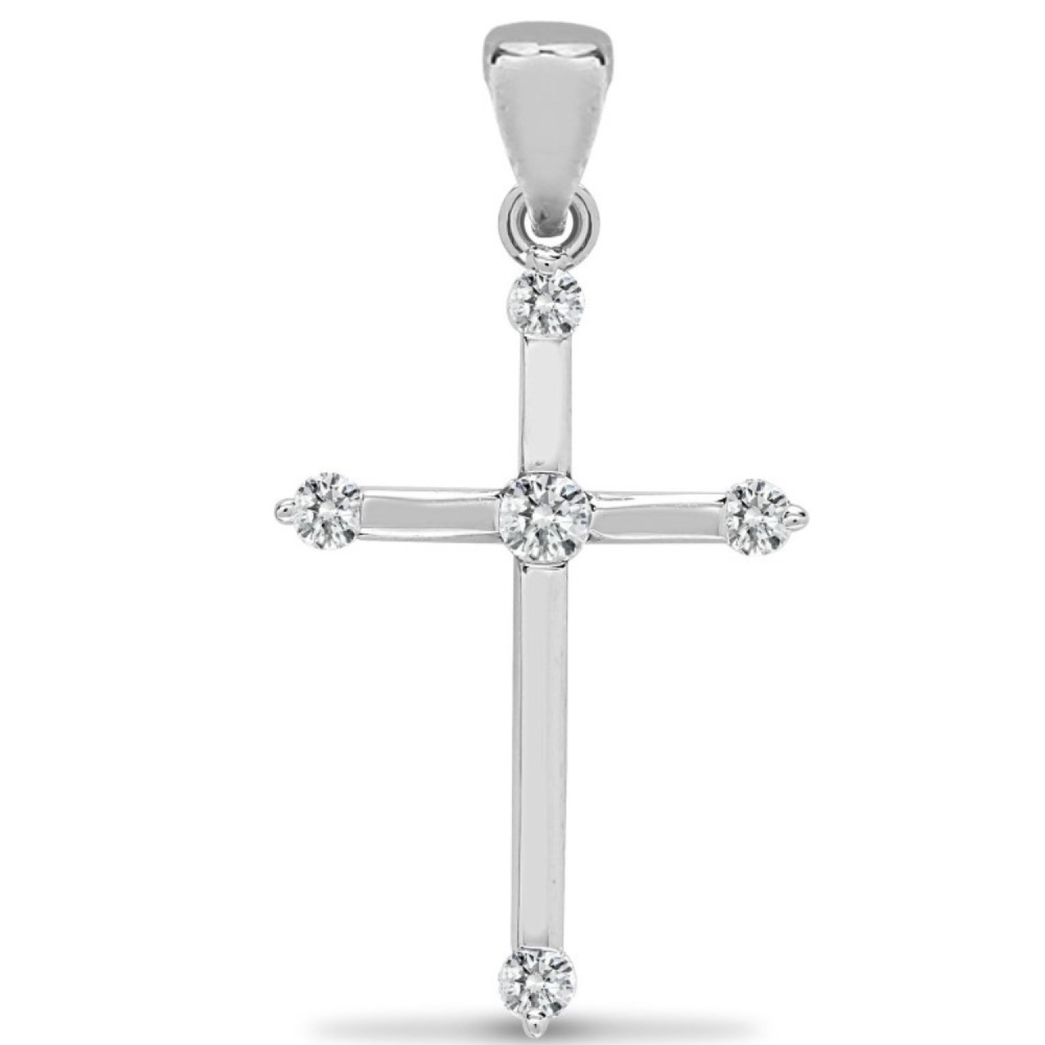 0.10 Carat Natural Diamond  Pendants Necklaces