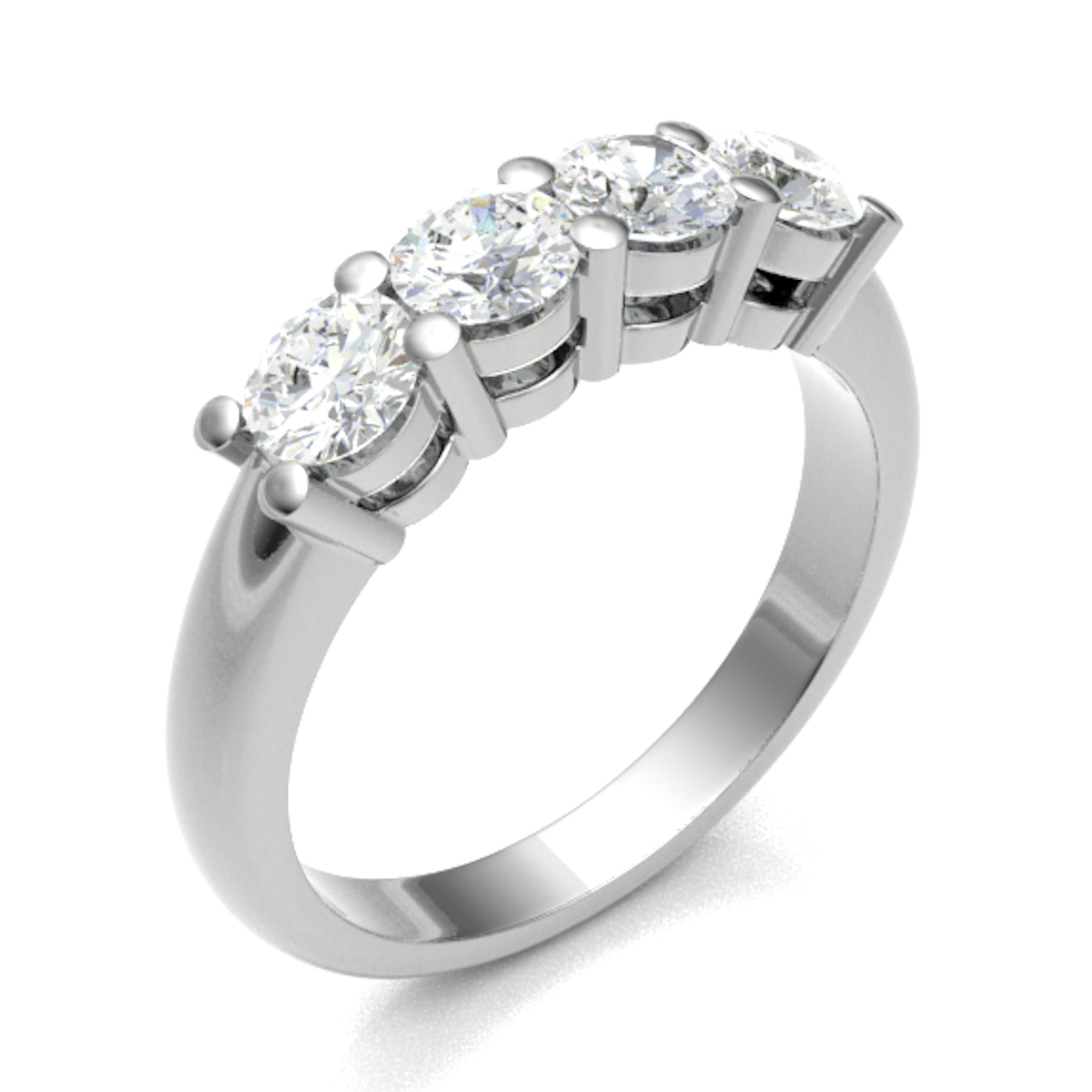 0.16 - 1.00 Carat Lab-Created Anniversary Diamond Rings