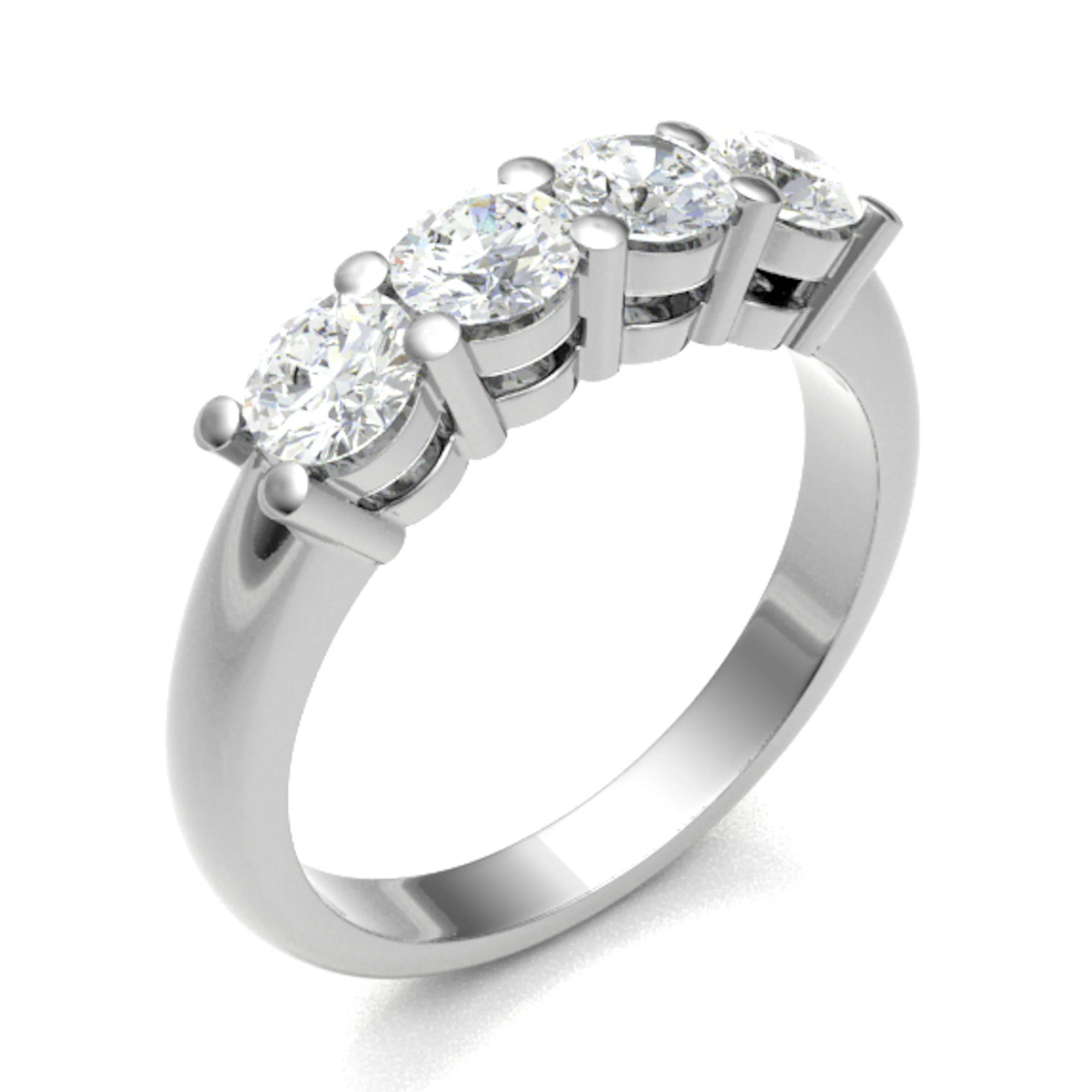 0.40 - 6.00 Carat Lab-Created Anniversary Diamond Rings
