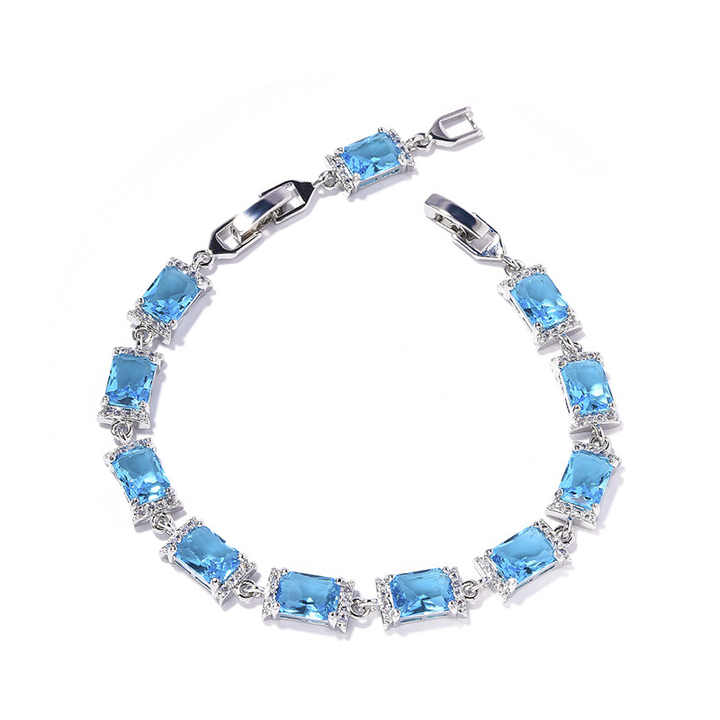 7.75 Carat Aquamarine  Gemstone Bracelets