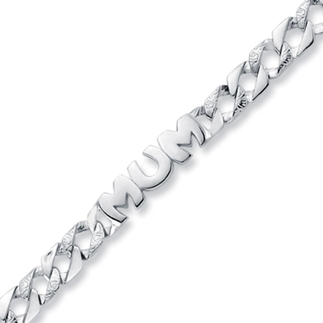 MUM  Sterling Diamond in Silver 925