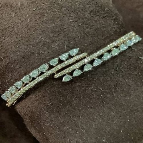 2.45 Carat Natural Diamond  Bangles Bracelets