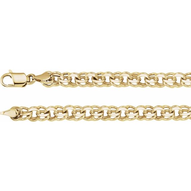 Scholast Chain Bracelets in 9K Yellow Gold