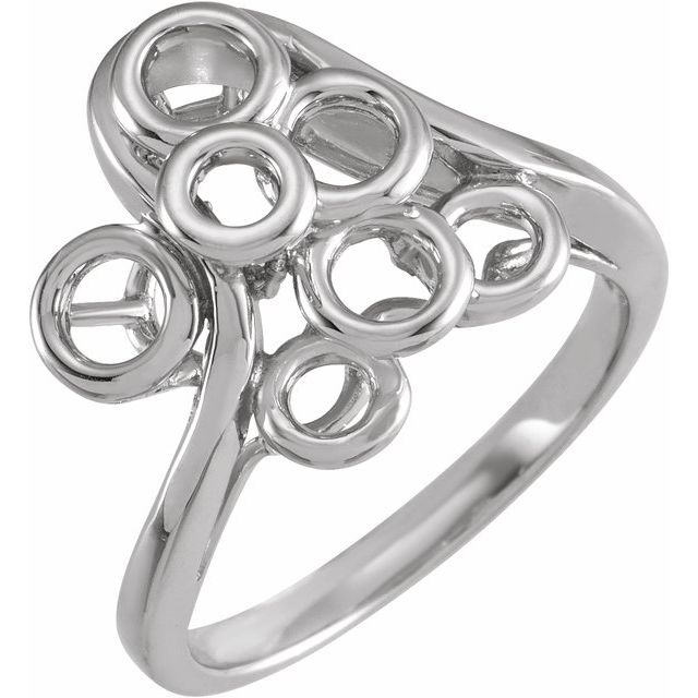 Berniss Sterling Silver Rings in 9K White Gold