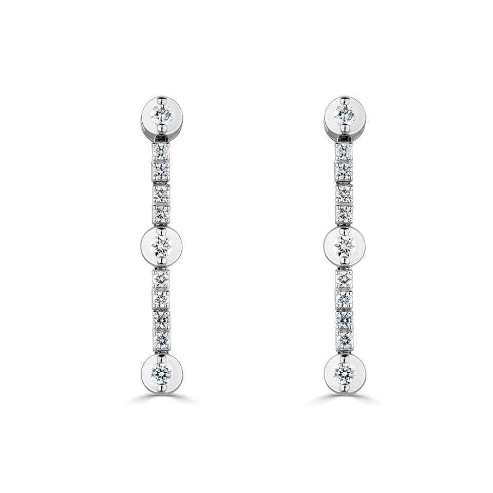0.25 Carat Designer Diamond Earrings