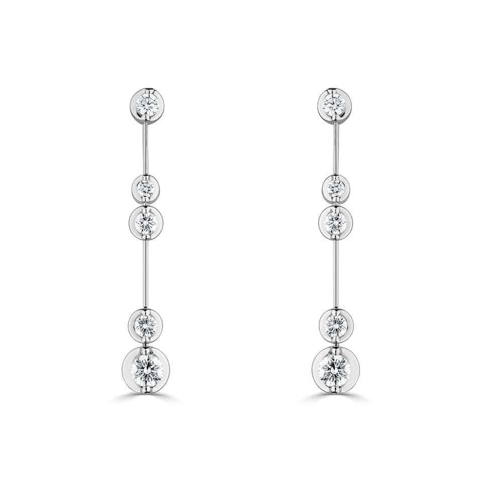 0.60 Carat Designer Diamond Earrings