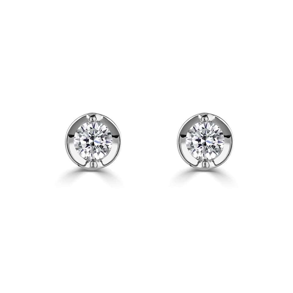 0.10 - 0.75 Carat Natural Studs Diamond Earrings