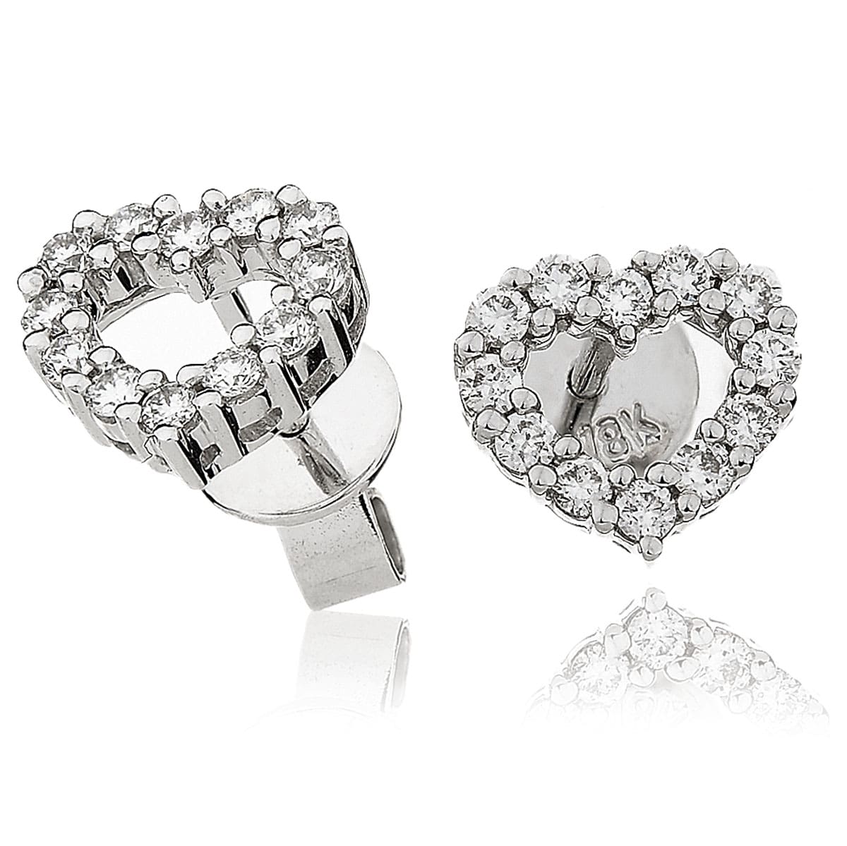 0.33 Carat Natural Cluster Diamond Earrings