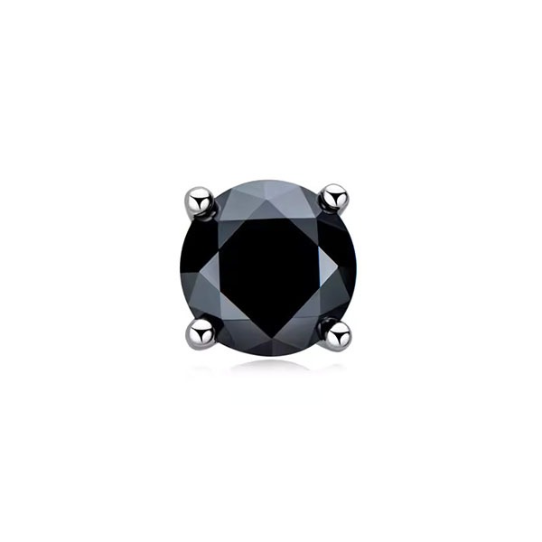 0.50 - 2.00 Carat Black Men's Diamond Earrings