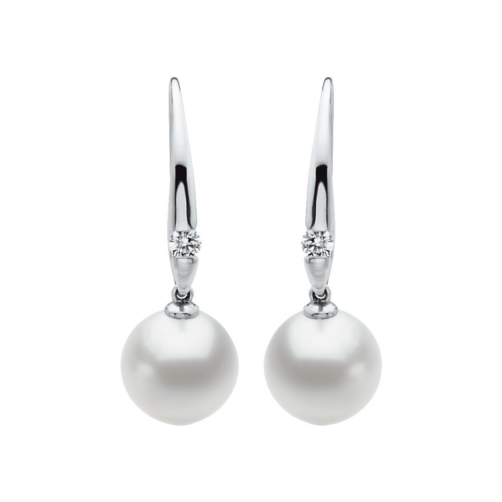 Pearl Round Cut Boonsri  in 9K White Gold